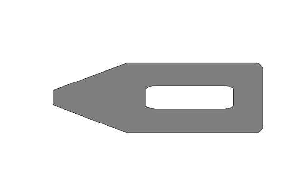 DEWULF - Scraper for pulley (≙ 7031477 ) to carrot harvester DEWULF - Scraper for pulley (≙ 7031477 ) to carrot harvester