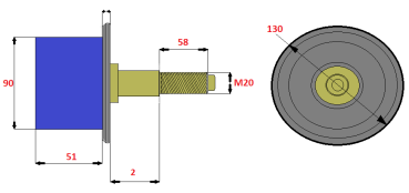 ASA-LIFT - Kragenrolle 90-51-M20 (≙ 7005-0175-1320)