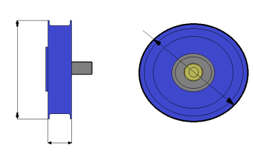 ASA-LIFT - Halterolle, gehärtet (≙ 6005-0120 ; 199-999-1340)