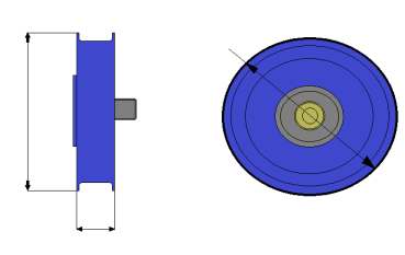 ASA-LIFT - Halterolle, gehärtet (≙ 6010-0102) für Klemmbandroder / Möhrenroder