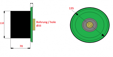 AVR - Kragenrolle Ø110mm (Entspricht 202.16.90)