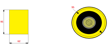 Stützrolle Ø95mm (≙ 602.00052)