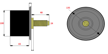 GRIMME - Kragenrolle Ø100mm (≙ 200.11197 ; 200.46340)