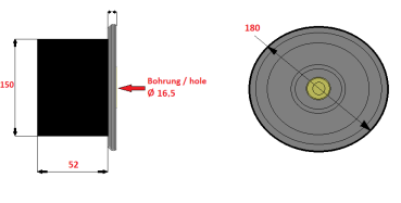 GRIMME - Kragenrolle Ø150mm (≙ 200.39267)