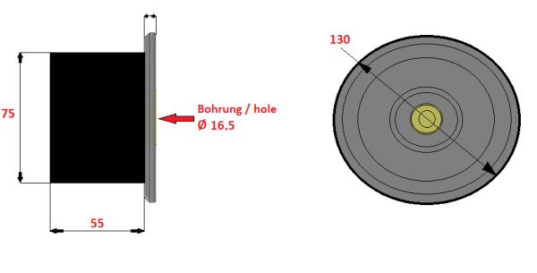 GRIMME - Kragenrolle Ø75mm (≙ 200.27673)