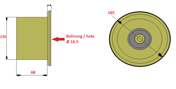 GRIMME - Kragenrolle Ø130mm (≙ 200.49508)